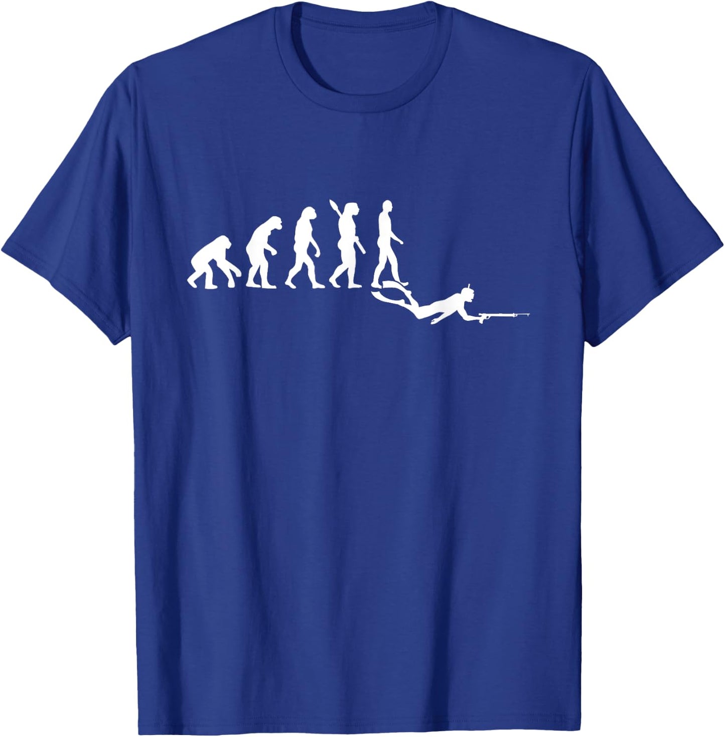 Spearfishing evolution T-Shirt - T-Shirt | Royal