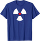 Radioactive Sign Radiation Hazard Heart Symbol Nuclear Love T-Shirt - T-Shirt | Royal