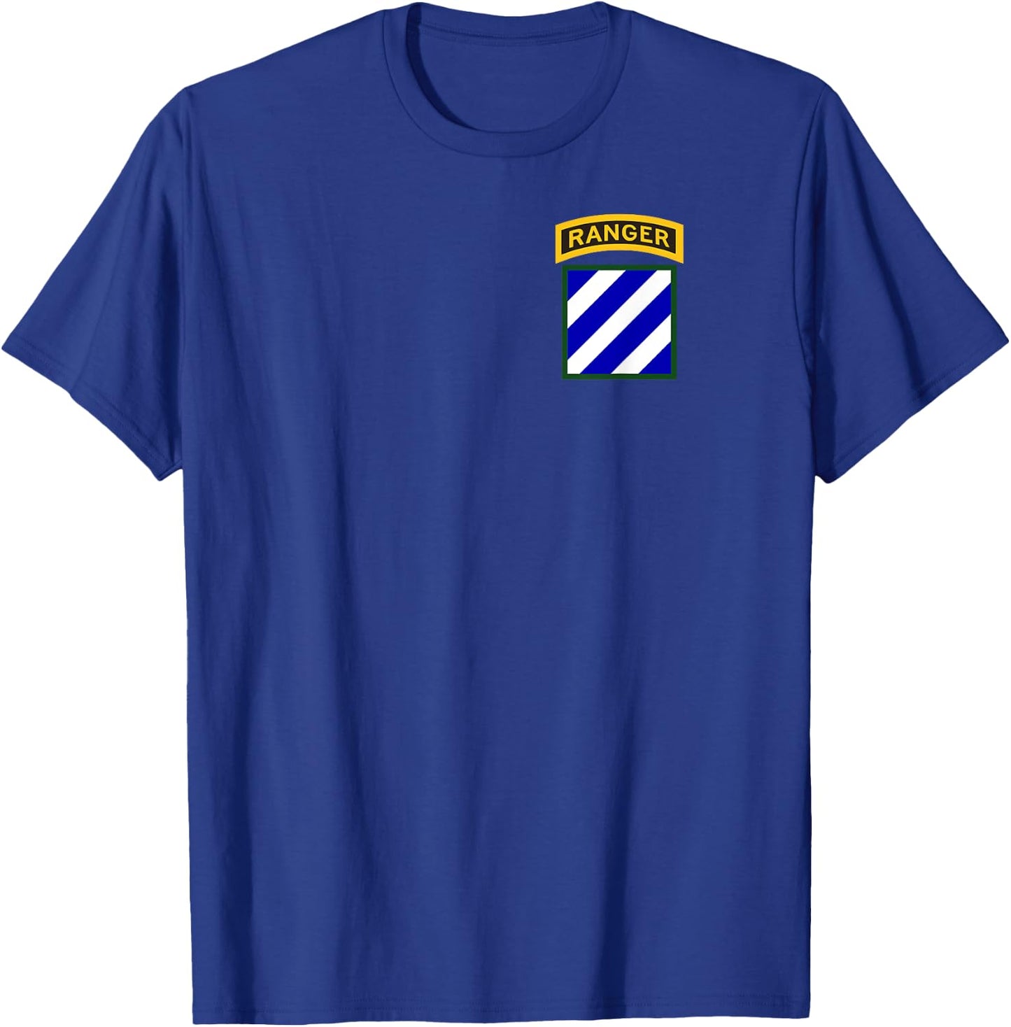 3rd Infantry Division (ID) Patch with Ranger Tab T-Shirt - T-Shirt | Royal