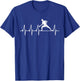 Table tennis heartbeat butterfly table tennis player T-Shirt - T-Shirt | Royal