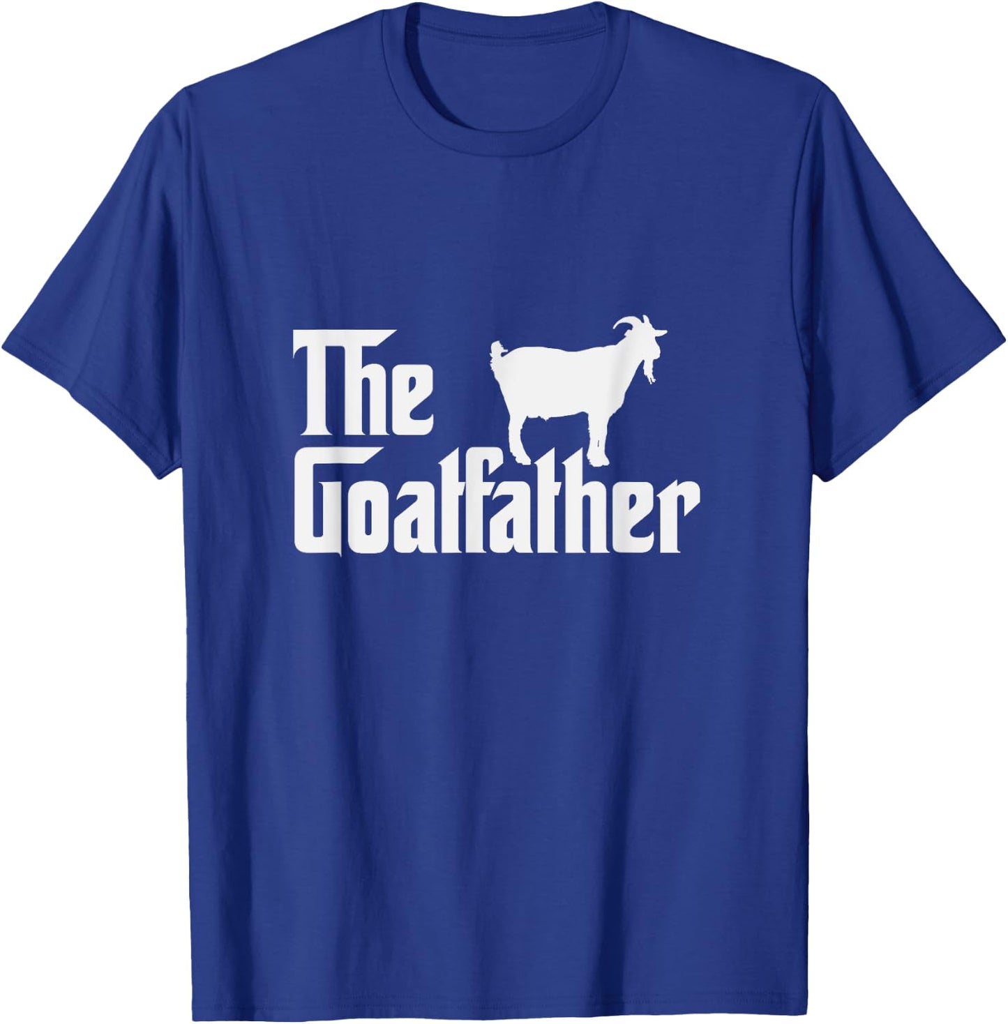 The Goatfather Funny Goat Father Nature & Animal Lover Gift T-Shirt - T-Shirt | Royal