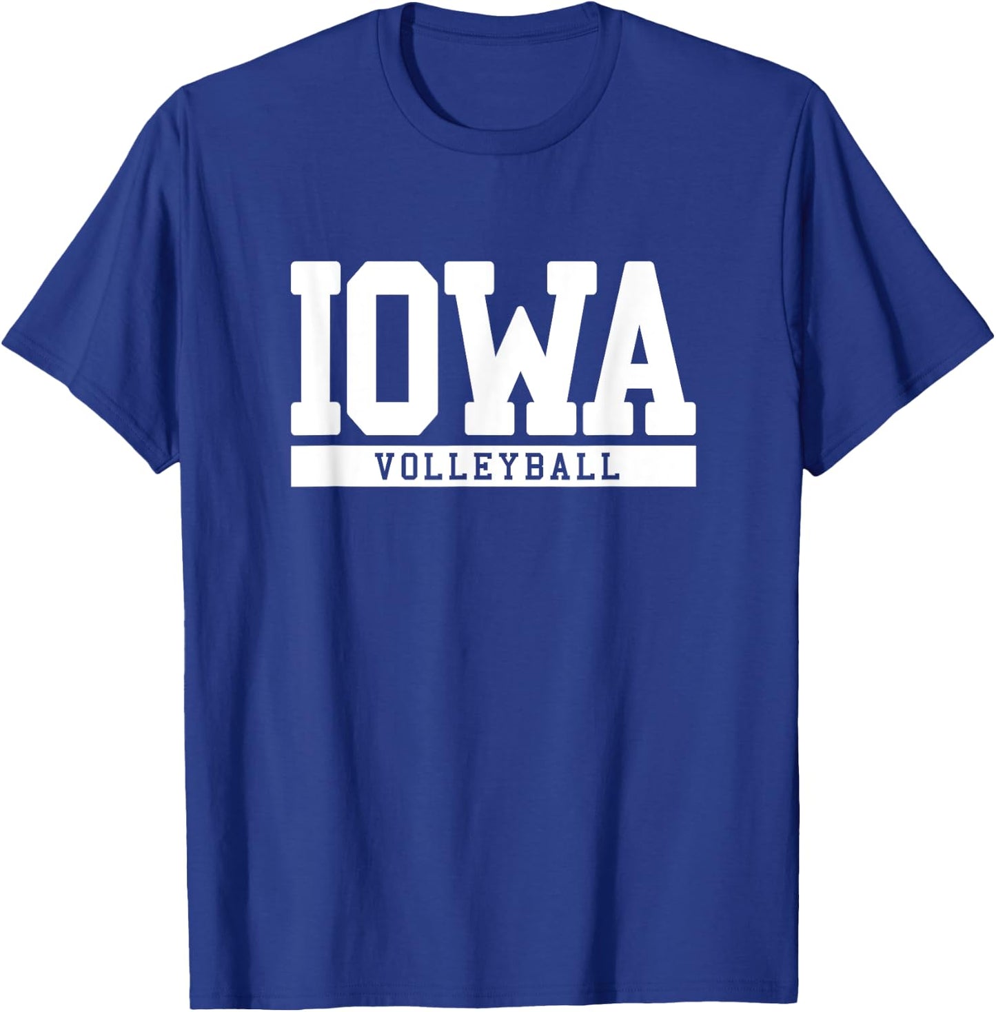 Iowa Volleyball T-Shirt - T-Shirt | Royal