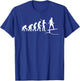 Funny Foils Surfing Boarding Evolution Wave Surf Foiling T-Shirt - T-Shirt | Royal