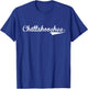 CHATTAHOOCHEE Baseball Vintage Retro Font T-Shirt - T-Shirt | Royal