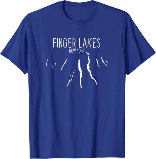 Finger Lakes New York T-Shirt - T-Shirt | Royal