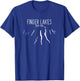 Finger Lakes New York T-Shirt - T-Shirt | Royal
