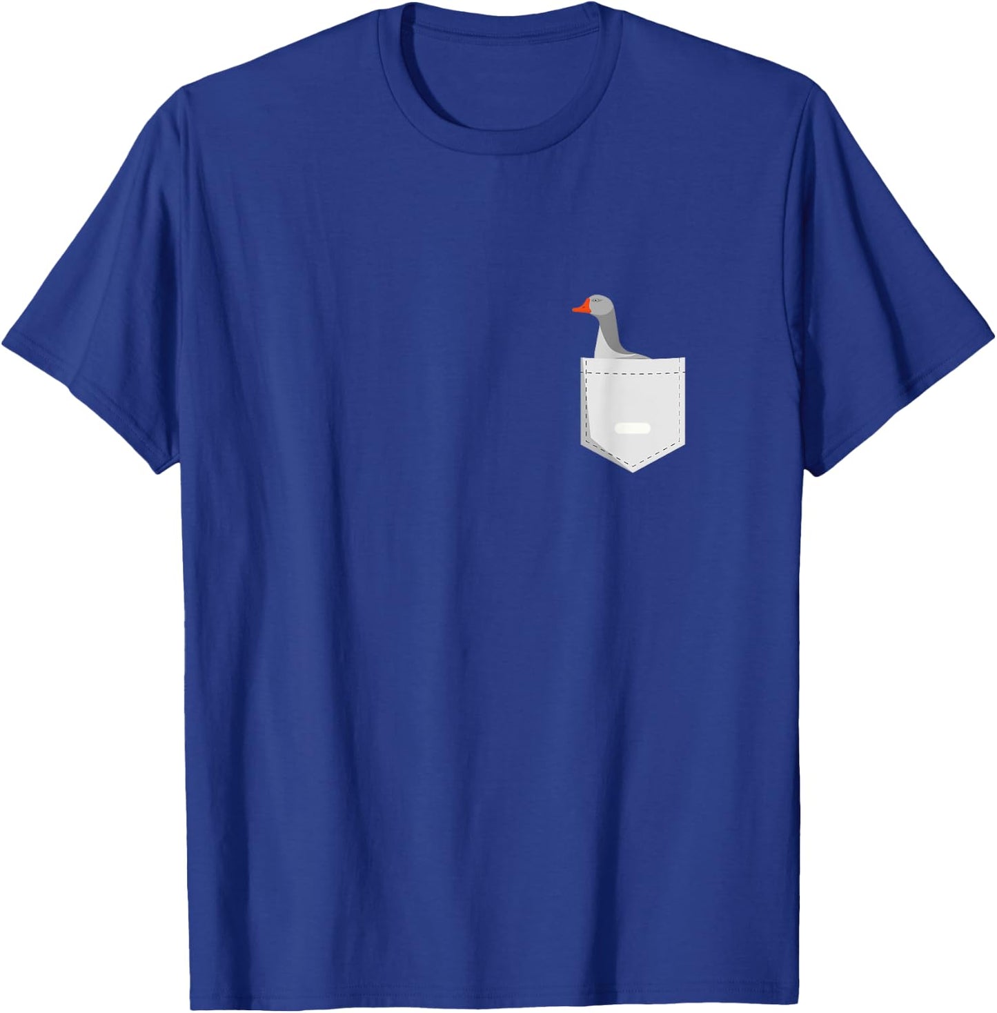 Ornithology Goose Farm Animal Kids Toddlers Gift Pocket Goose T-Shirt - T-Shirt | Royal