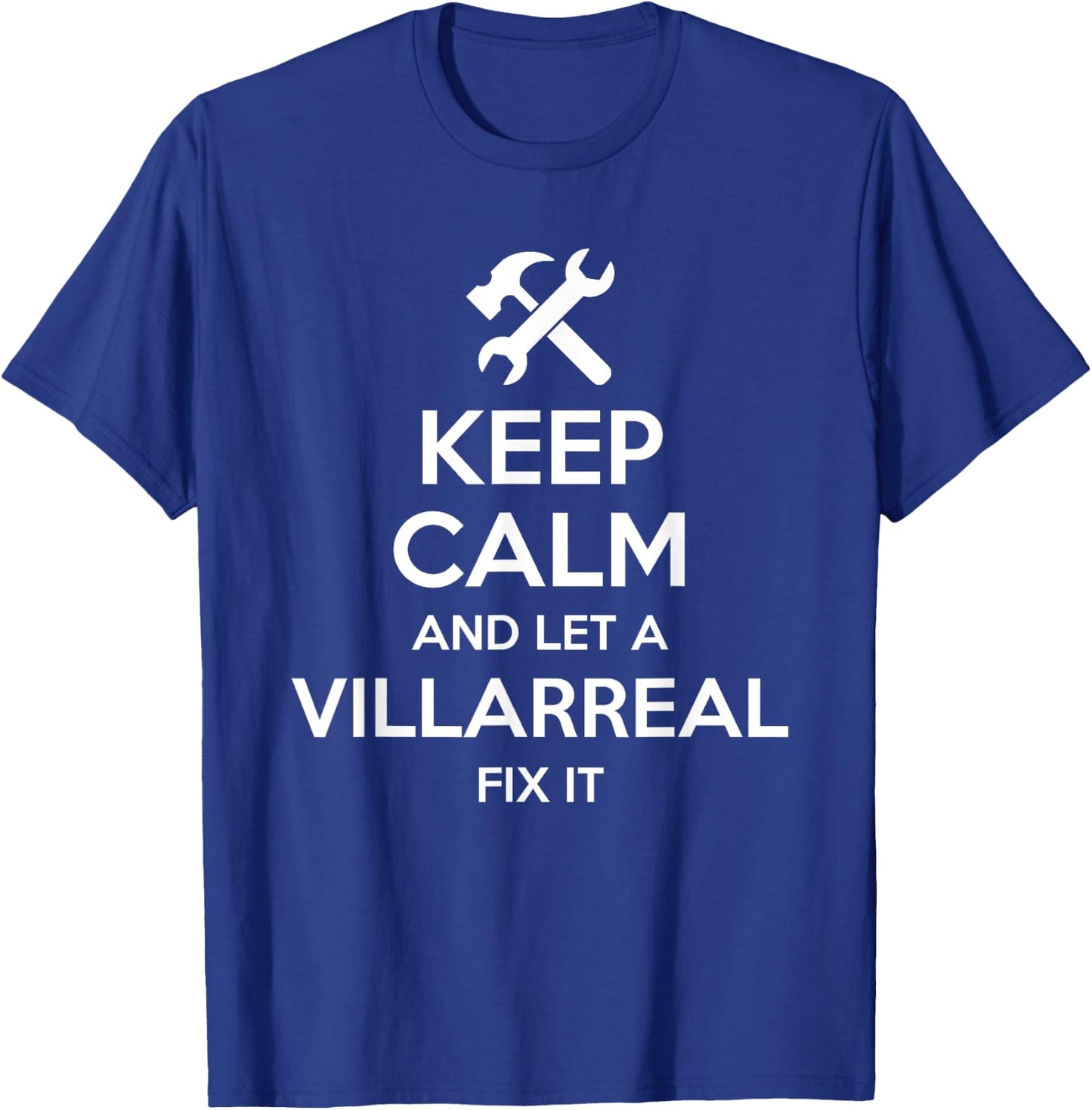 VILLARREAL Funny Surname Birthday Family Tree Reunion Gift T-Shirt - T-Shirt | Royal