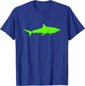 Shark Shirt | Shark Silhoulette | Shark Lover Gift | Shark T-Shirt - T-Shirt | Royal