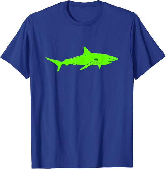 Shark Shirt | Shark Silhoulette | Shark Lover Gift | Shark T-Shirt - T-Shirt | Royal