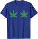 Funny Marijuana Boobs Cannabis Weed Leaf T-Shirt - T-Shirt | Royal