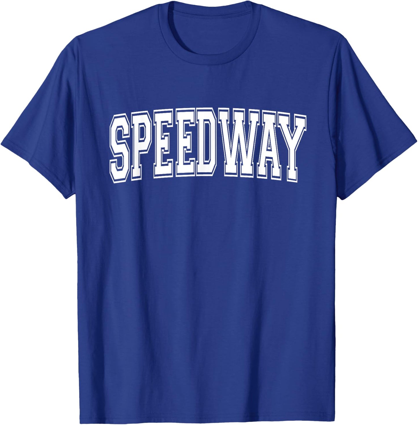 SPEEDWAY IN INDIANA USA Vintage Sports Varsity Style T-Shirt - T-Shirt | Royal