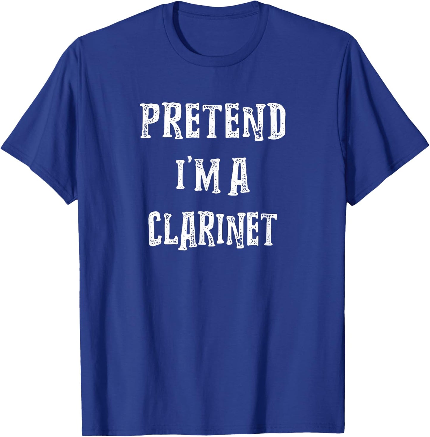 Pretend I'm A Clarinet Halloween Costume Couples Matching T-Shirt - T-Shirt | Royal