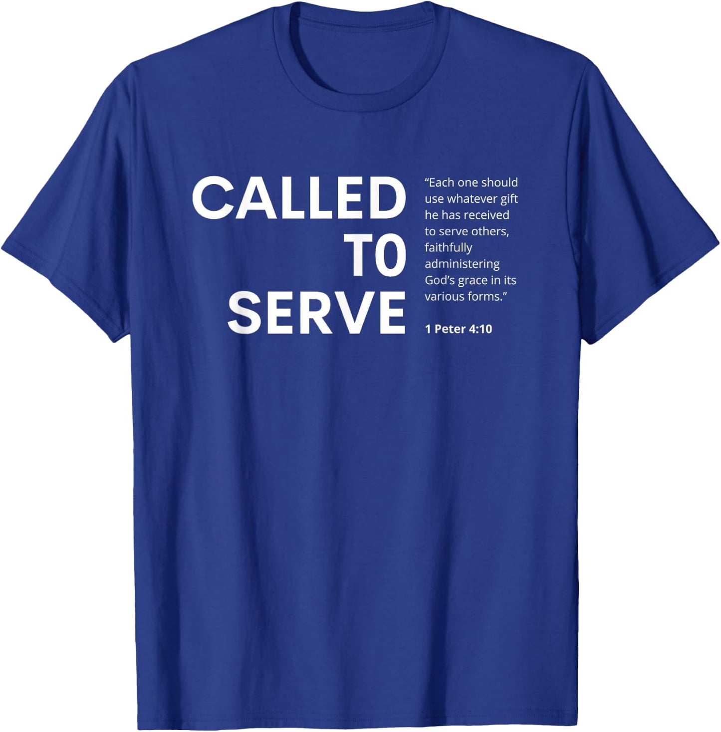 Called To Serve - Gospel Christian Missions T-Shirt - T-Shirt | Royal