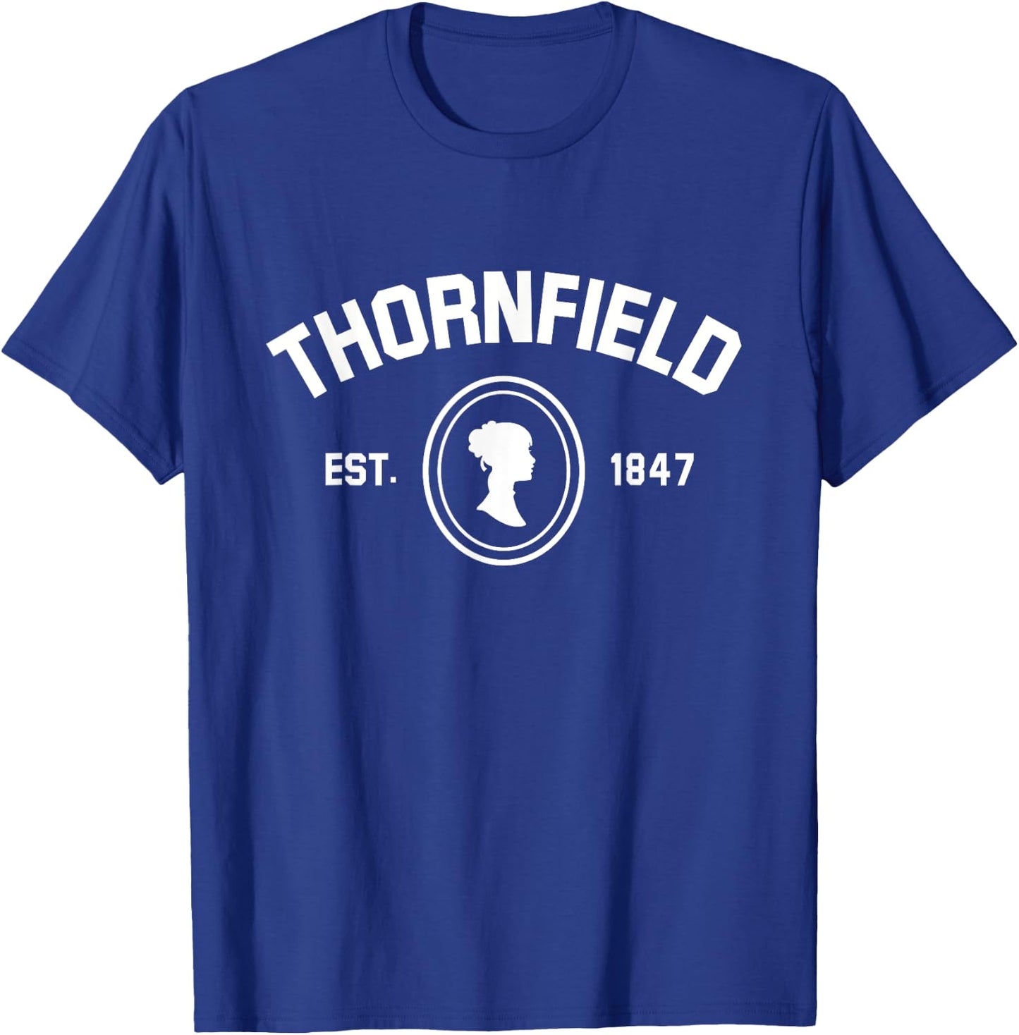 Jane Eyre Charlotte Bronte Thornfield 1847 - Book Lover T-Shirt - T-Shirt | Royal