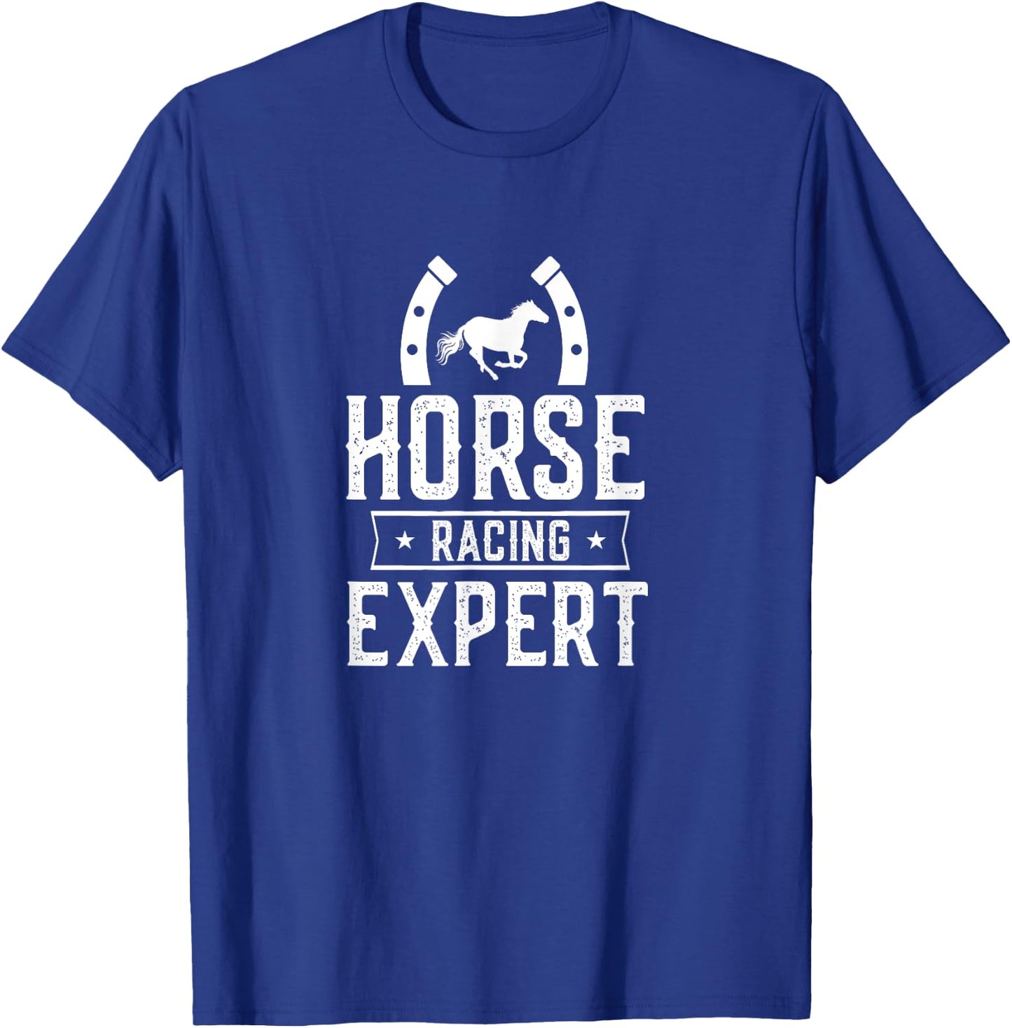 Horse Racing Expert Horses Race Gallop Racer T-Shirt - T-Shirt | Royal