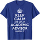 ACADEMIC ADVISOR Gift Funny Job Title Profession Birthday T-Shirt - T-Shirt | Royal