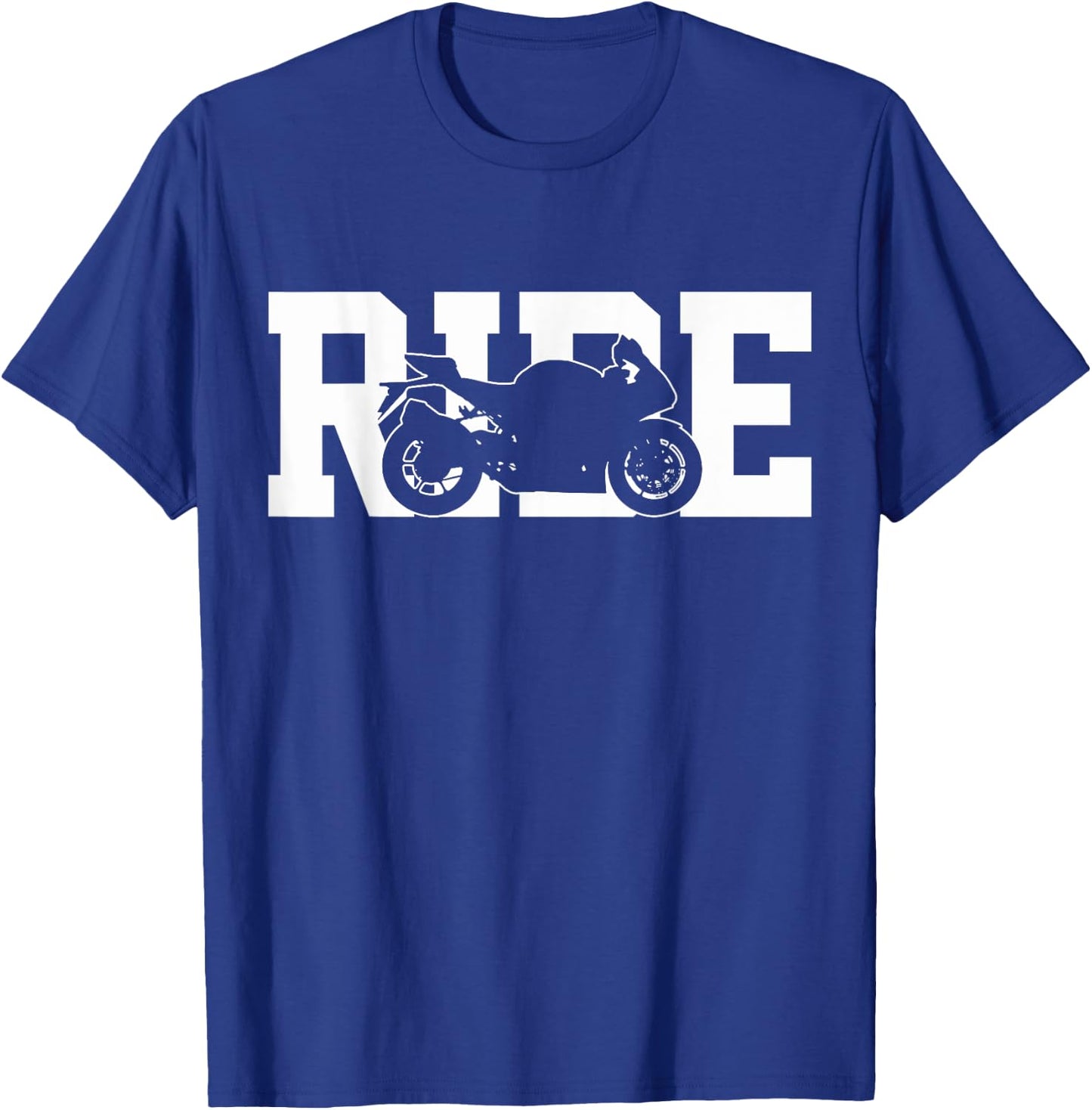 Motorcycle Racing Biker Racer Gift T-Shirt - T-Shirt | Royal
