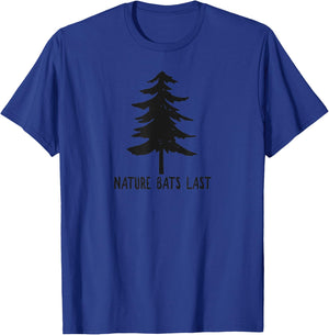 Nature Bats Last T-Shirt - T-Shirt | Royal