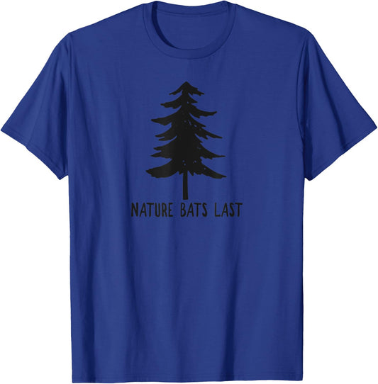 Nature Bats Last T-Shirt - T-Shirt | Royal