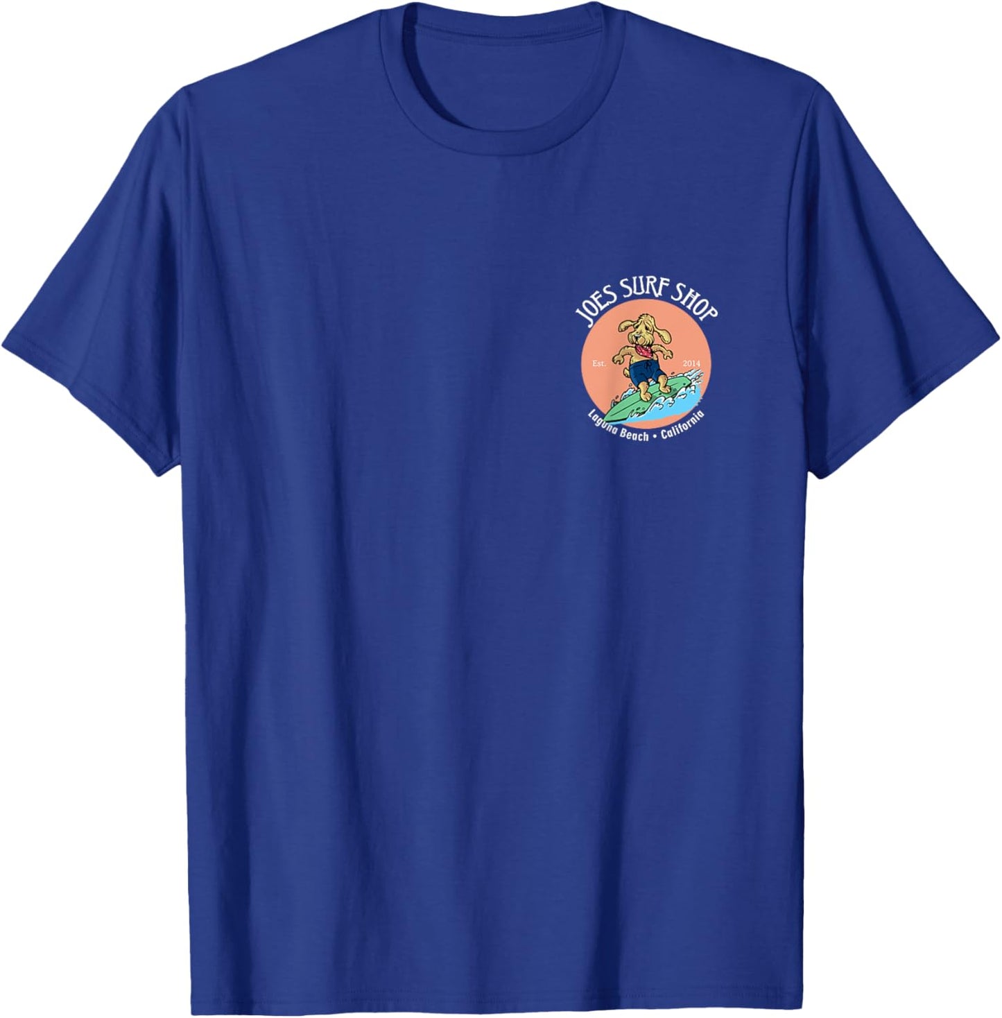 Joe's Surf Our Dog Teddy Logo Classic Surf Women Girls Kids T-Shirt - T-Shirt | Royal