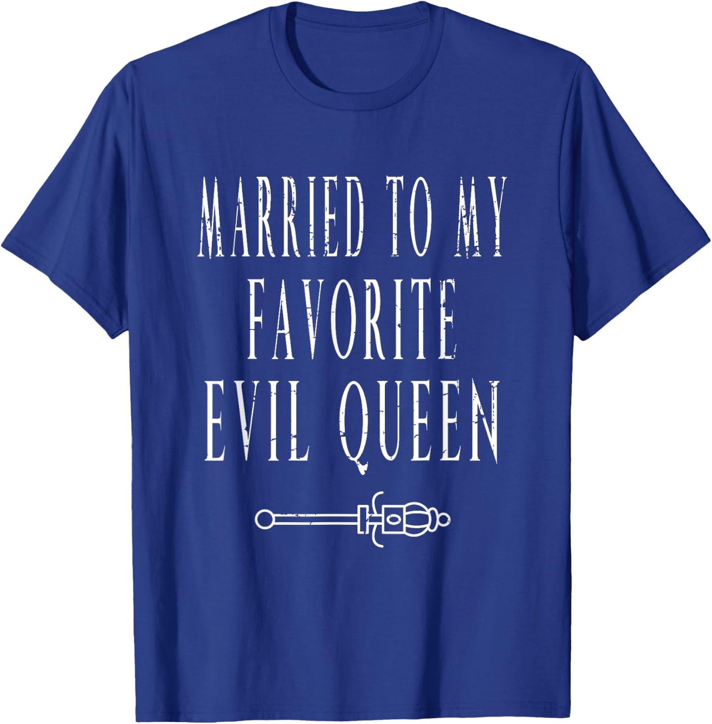 Matching Couples Married To My Favorite Evil Queen Halloween T-Shirt - T-Shirt | Royal