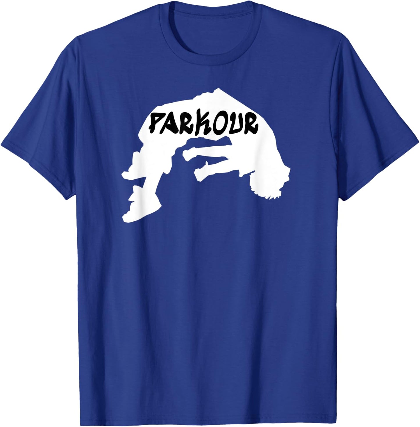 Parkouring Jumping Running Flipping Backwards T-Shirt - T-Shirt | Royal