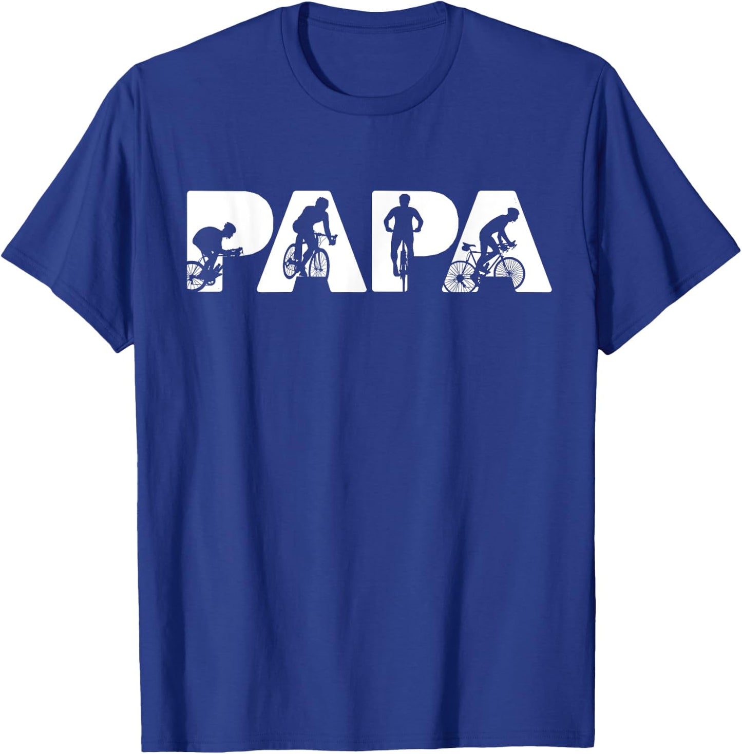 Cycling Dad Funny Dad Cycling Father's Day T-Shirt - T-Shirt | Royal
