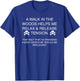 A walk in the woods helps me relax & release tension T-Shirt - T-Shirt | Royal