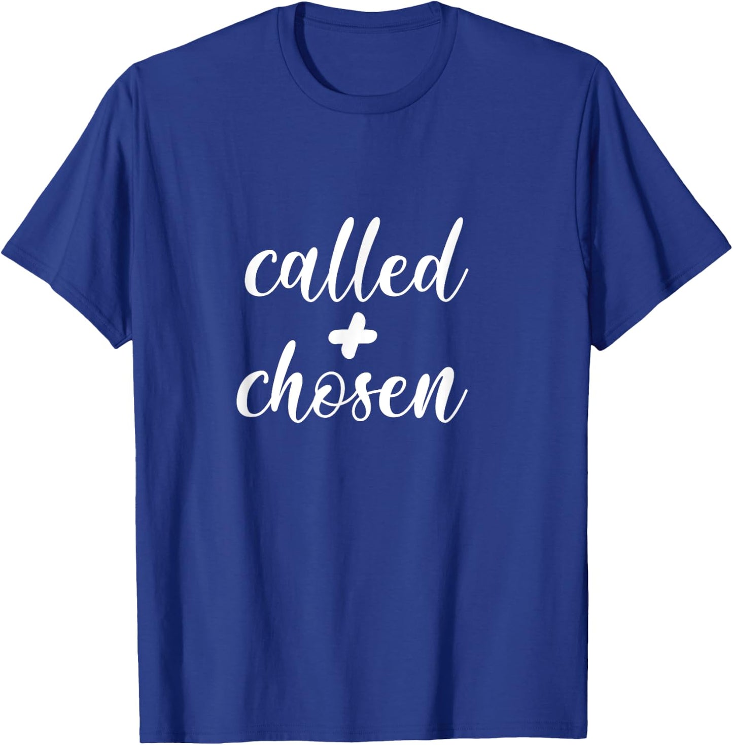 Gift & Men - Cute Called And Chosen Christian T-Shirt - T-Shirt | Royal