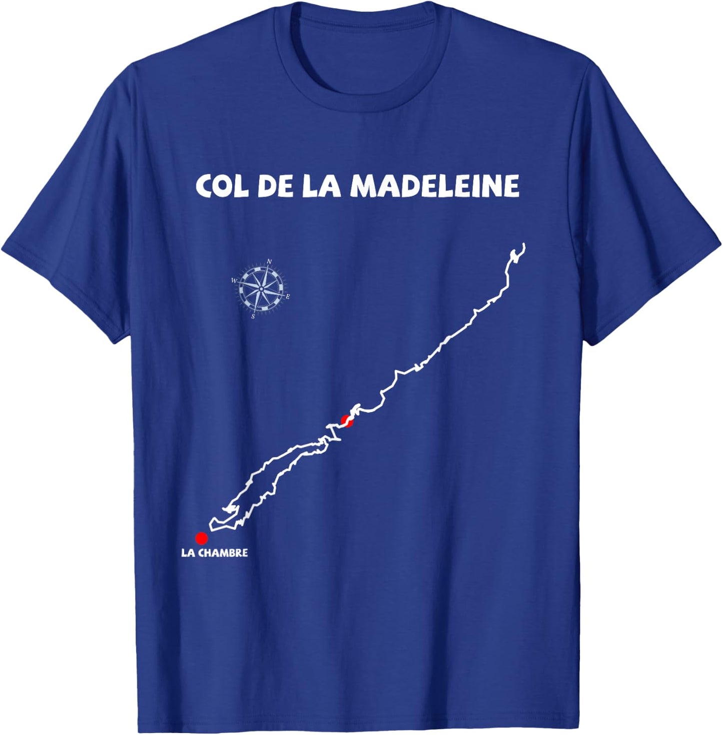 Col de la Madeleine Serpentine France T-Shirt - T-Shirt | Royal