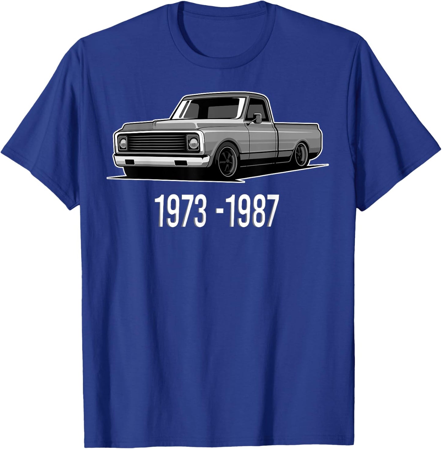 1973-1987 Funny Squarebody Vintage T-Shirt - T-Shirt | Royal