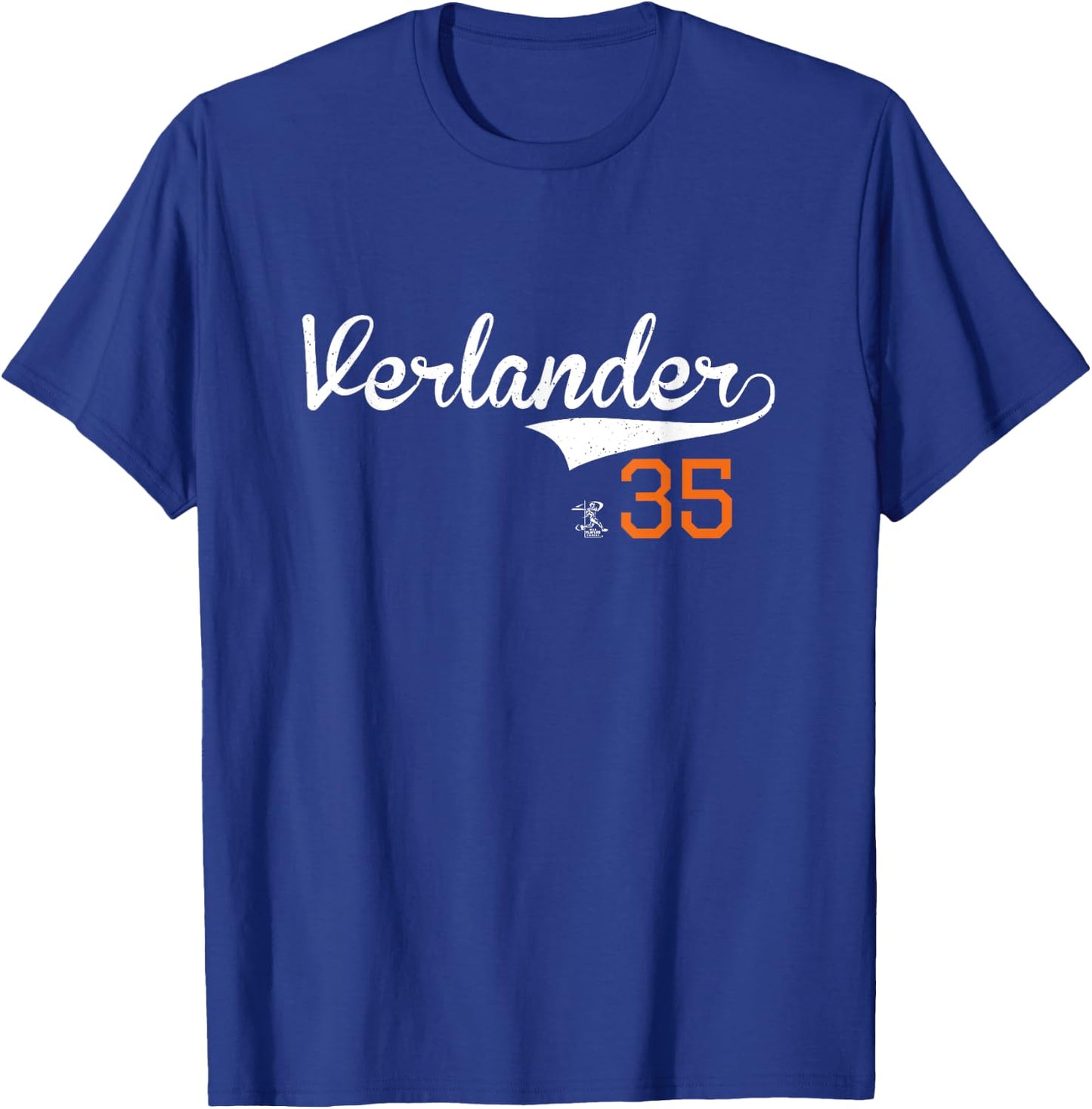 Justin Verlander Vintage Gameday T-Shirt - T-Shirt | Royal