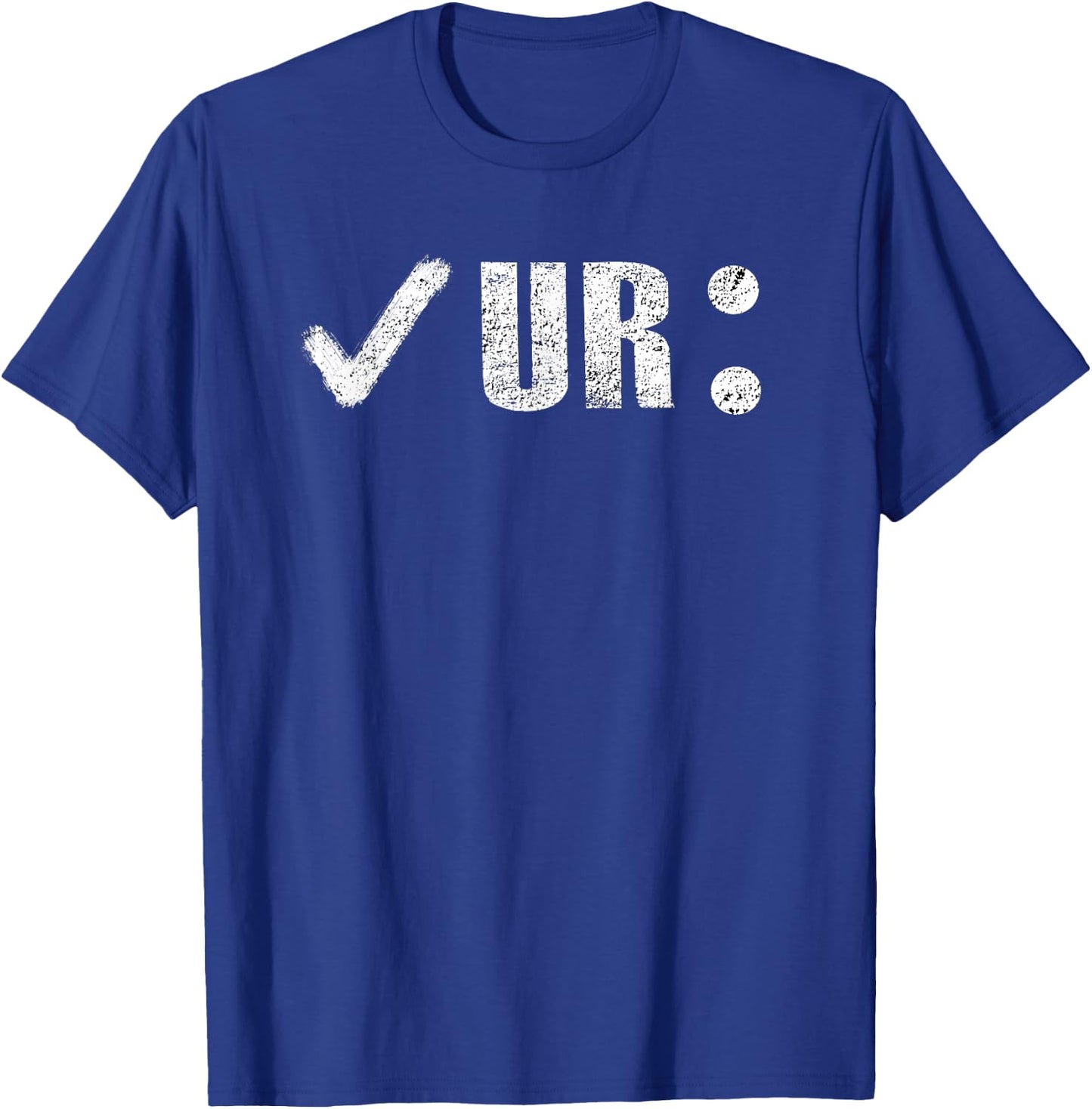 Check Ur Colon Cancer Colonoscopy Colorectal Blue T-Shirt - T-Shirt | Royal