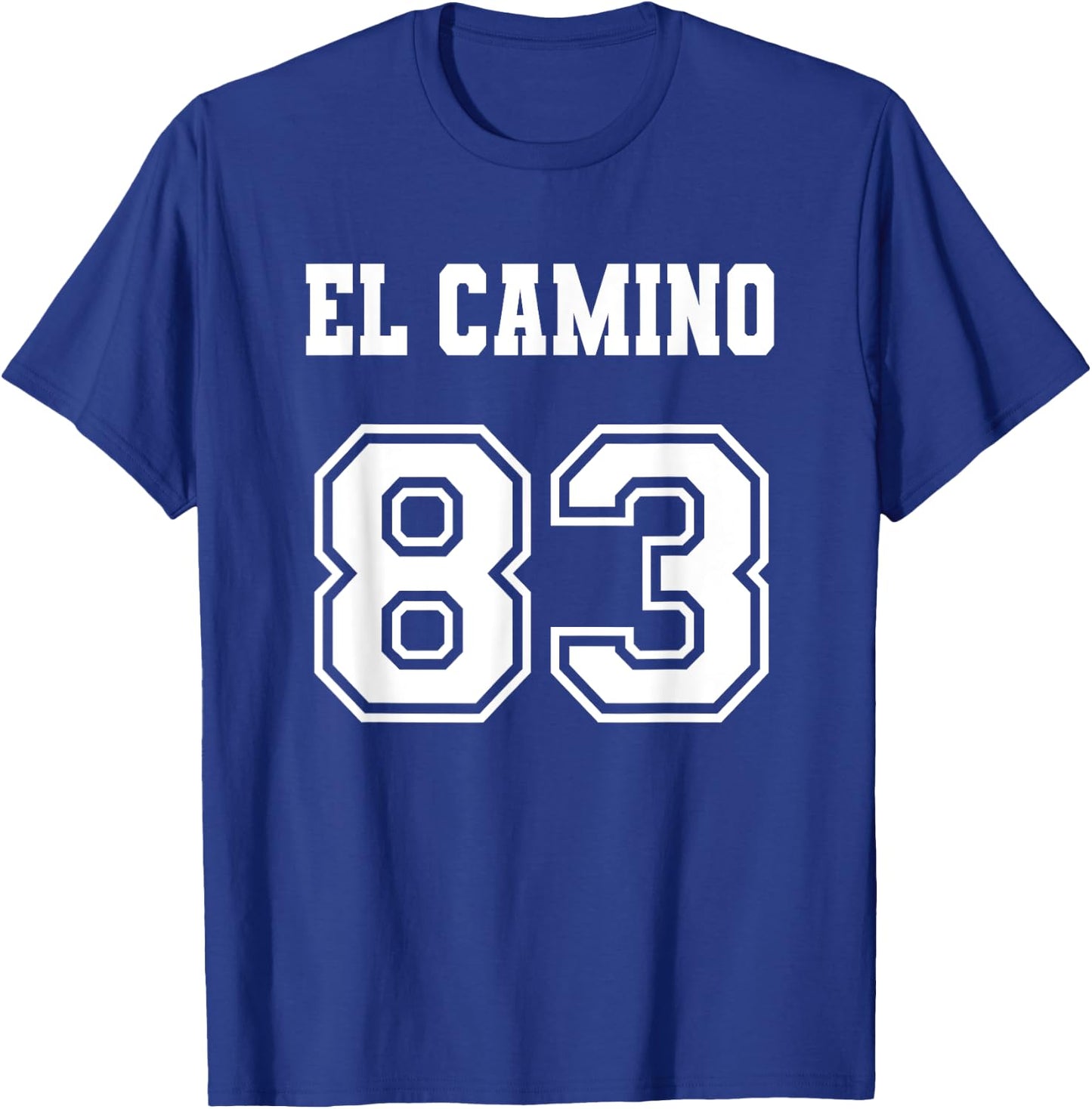 Jersey Style El Camino 83 1983 T-Shirt - T-Shirt | Royal