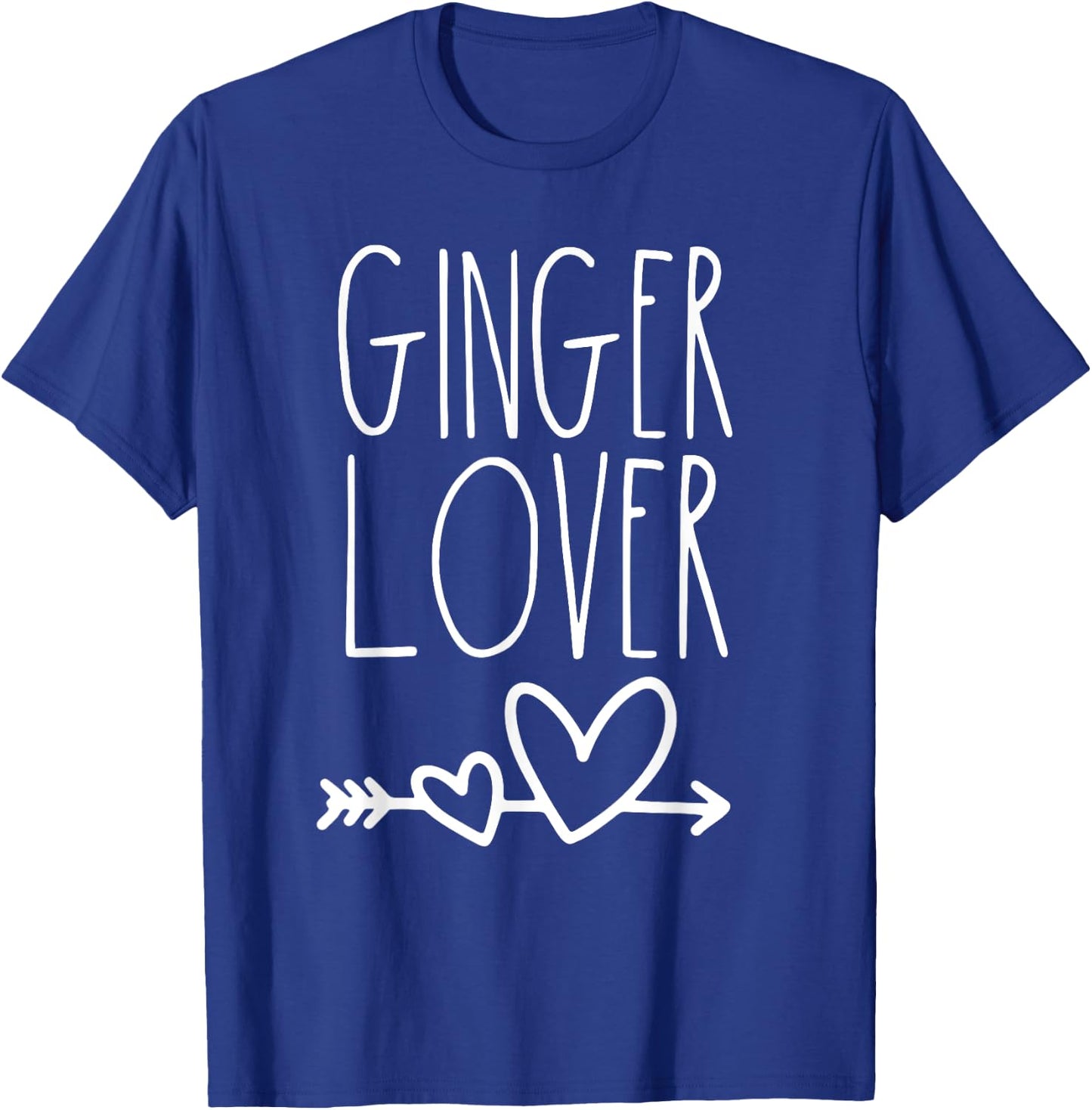 I Love My Ginger Husband Redhead Wife Team Ginger Lover T-Shirt - T-Shirt | Royal