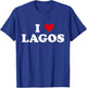 I Heart Nigeria City - I Love Lagos T-Shirt - T-Shirt | Royal