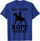 Funny Rodeo Gift Women Boys Girls Cool Horse Roping T-Shirt - T-Shirt | Royal