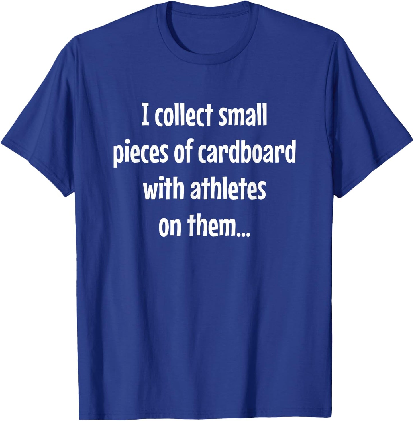 Funny Sports Baseball Card Collecting T-Shirt - T-Shirt | Royal