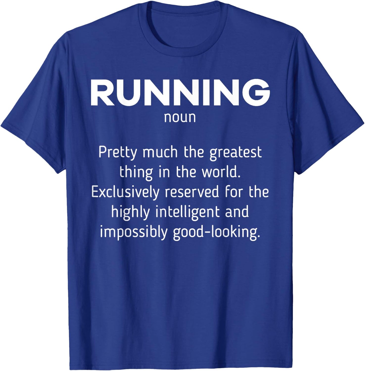 Running Definition Funny Marathon Runner Jogger Runners Gift T-Shirt - T-Shirt | Royal
