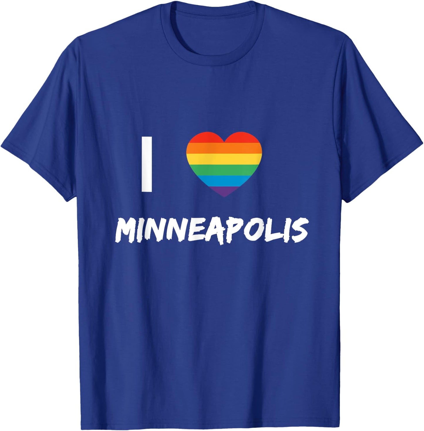 I Love Minneapolis Gay Pride LBGT T-Shirt - T-Shirt | Royal