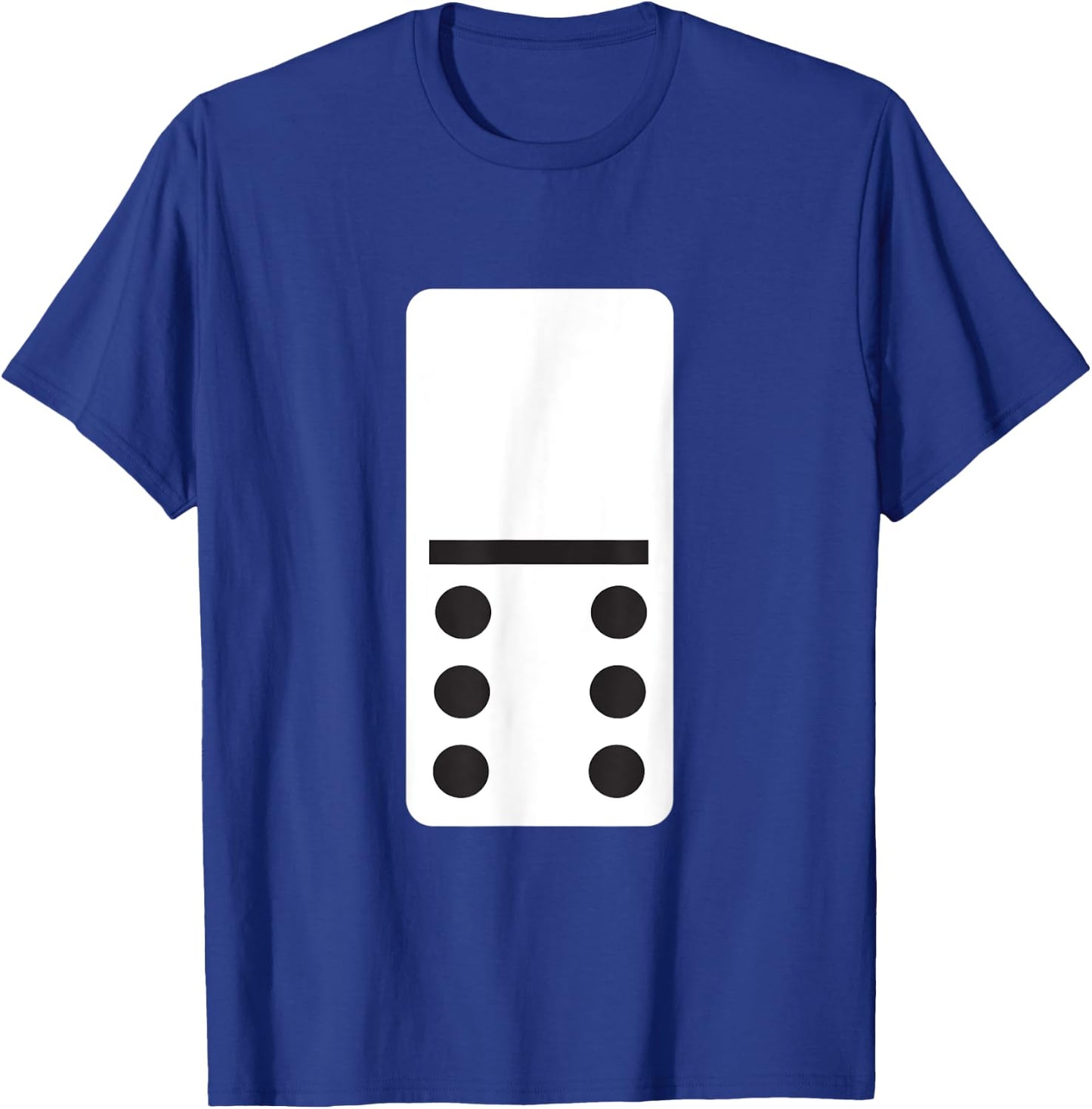 Dominoes Game Set - Matching Group - Blank Six T-Shirt - T-Shirt | Royal