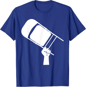 Folding Chair Black Fist Never Forget Montgomery AUG 5 202 T-Shirt - T-Shirt | Royal