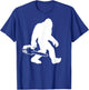 Lumberjack Bigfoot Chainsaw Sasquatch Logger Funny T-Shirt - T-Shirt | Royal