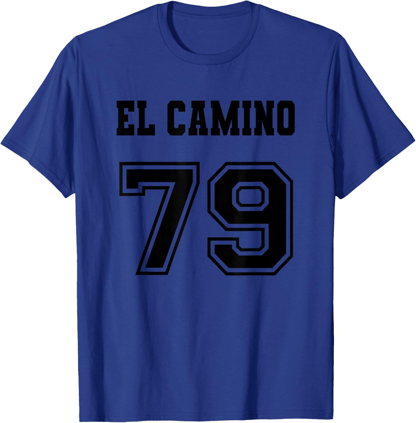 Jersey Style El Camino 79 1979 Old School Muscle Pickup Car T-Shirt - T-Shirt | Royal