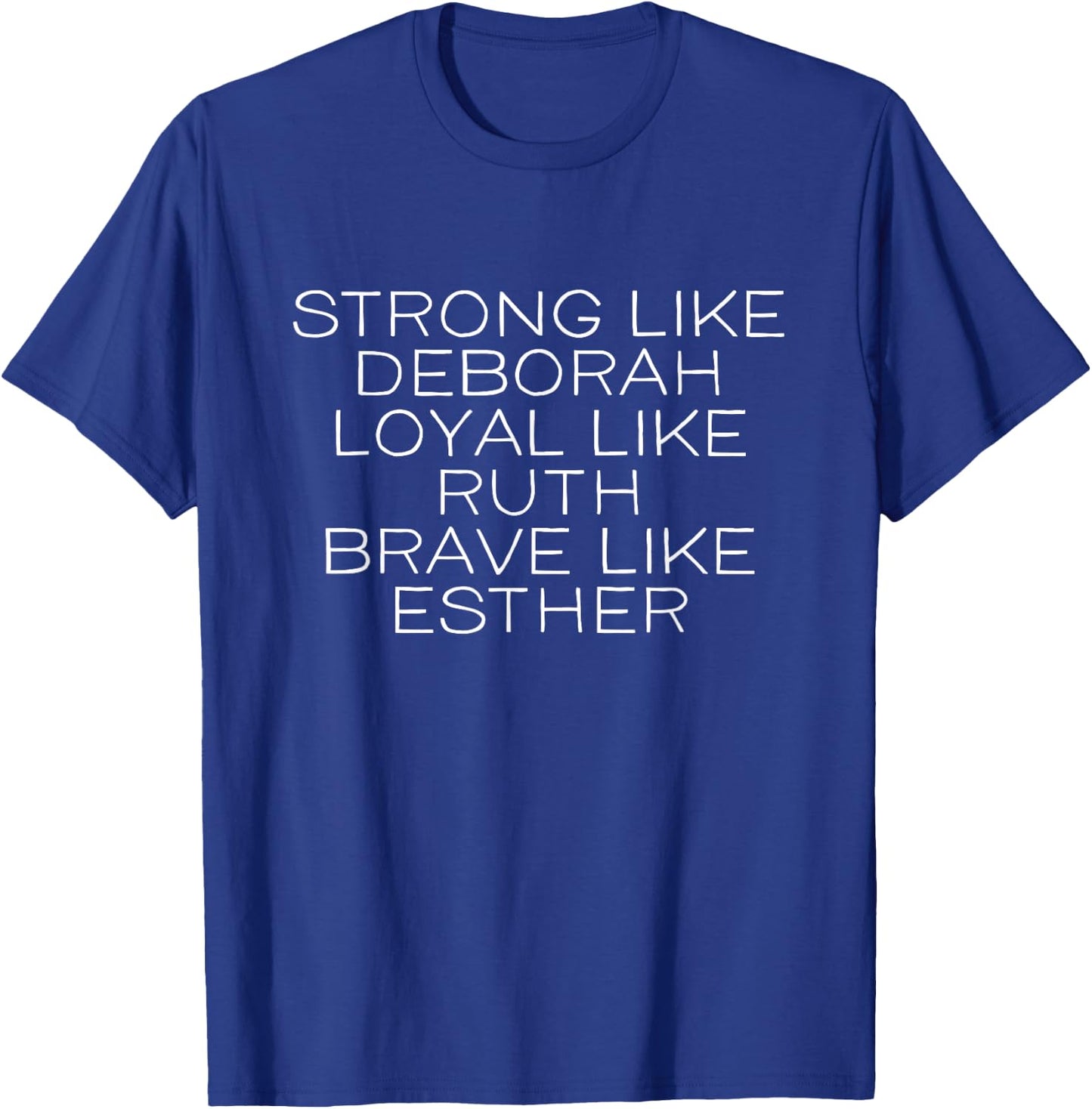 Christian Women Jewish Women Bible Women Deborah Ruth Esther T-Shirt - T-Shirt | Royal