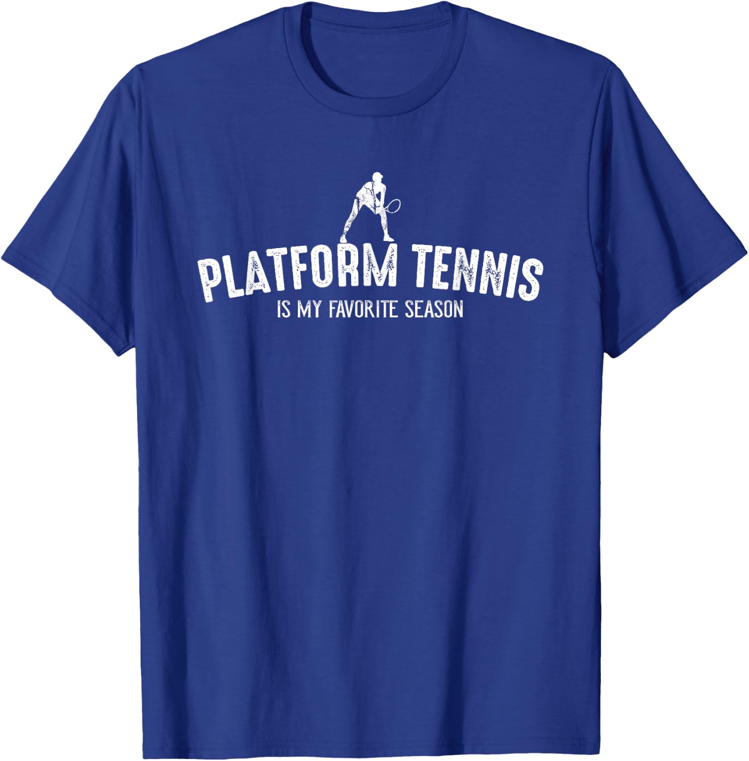 Platform Tennis Favorite Season Vintage T-Shirt - T-Shirt | Royal