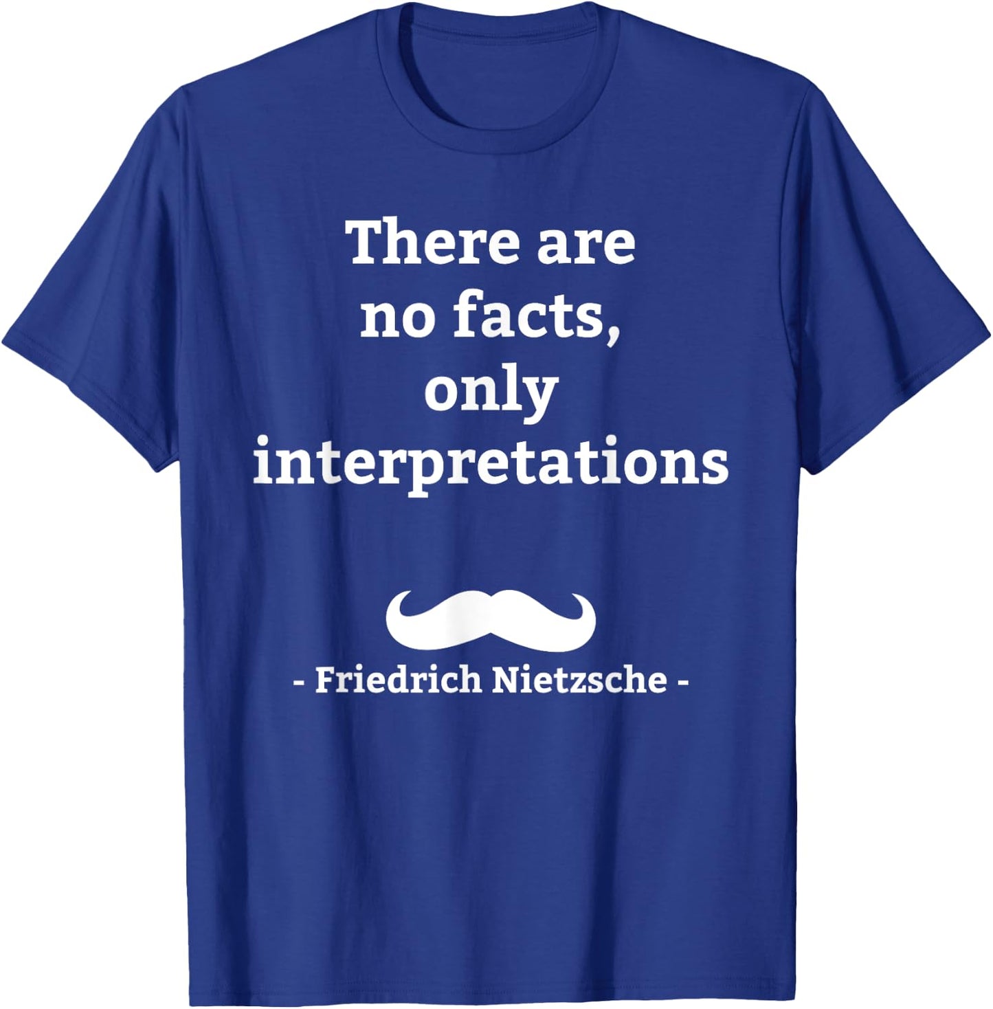 Friedrich Nietzsche German Philosopher T-Shirt - T-Shirt | Royal