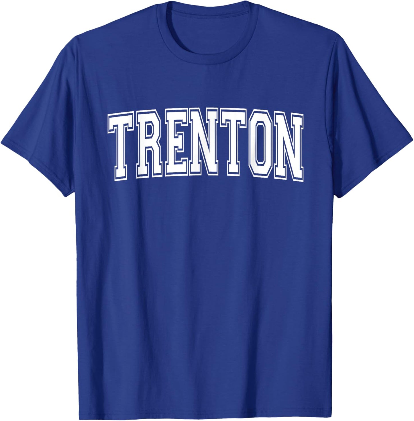 TRENTON NJ NEW JERSEY USA Vintage Sports Varsity Style T-Shirt - T-Shirt | Royal
