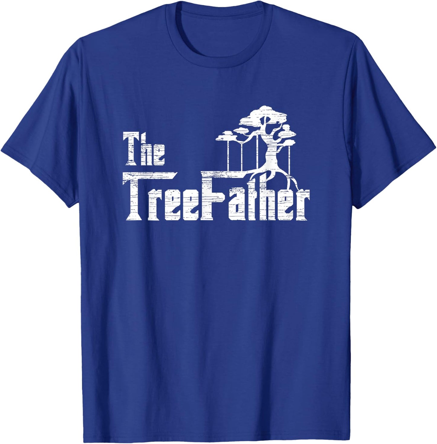 Bonsai Tree The Treefather Funny Miniature Tree Gardener T-Shirt - T-Shirt | Royal